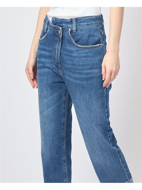 Jeans donna Alessia Santi con chiusura asimmetrica ALESSIA SANTI | 511SD2600400